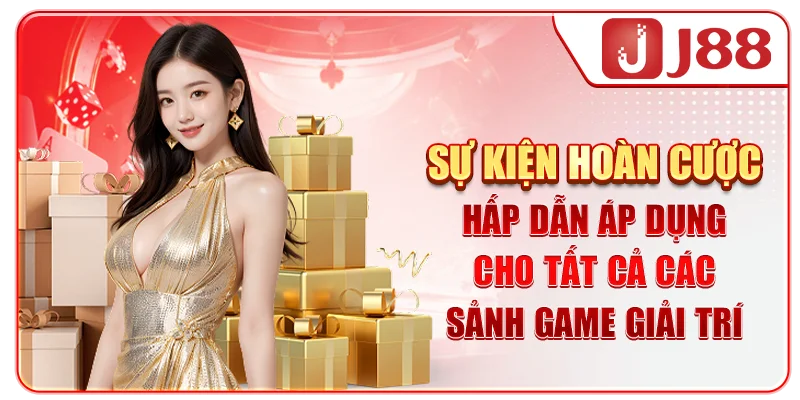 Sự kiện hoàn cược hấp dẫn áp dụng cho tất cả các sảnh game giải trí